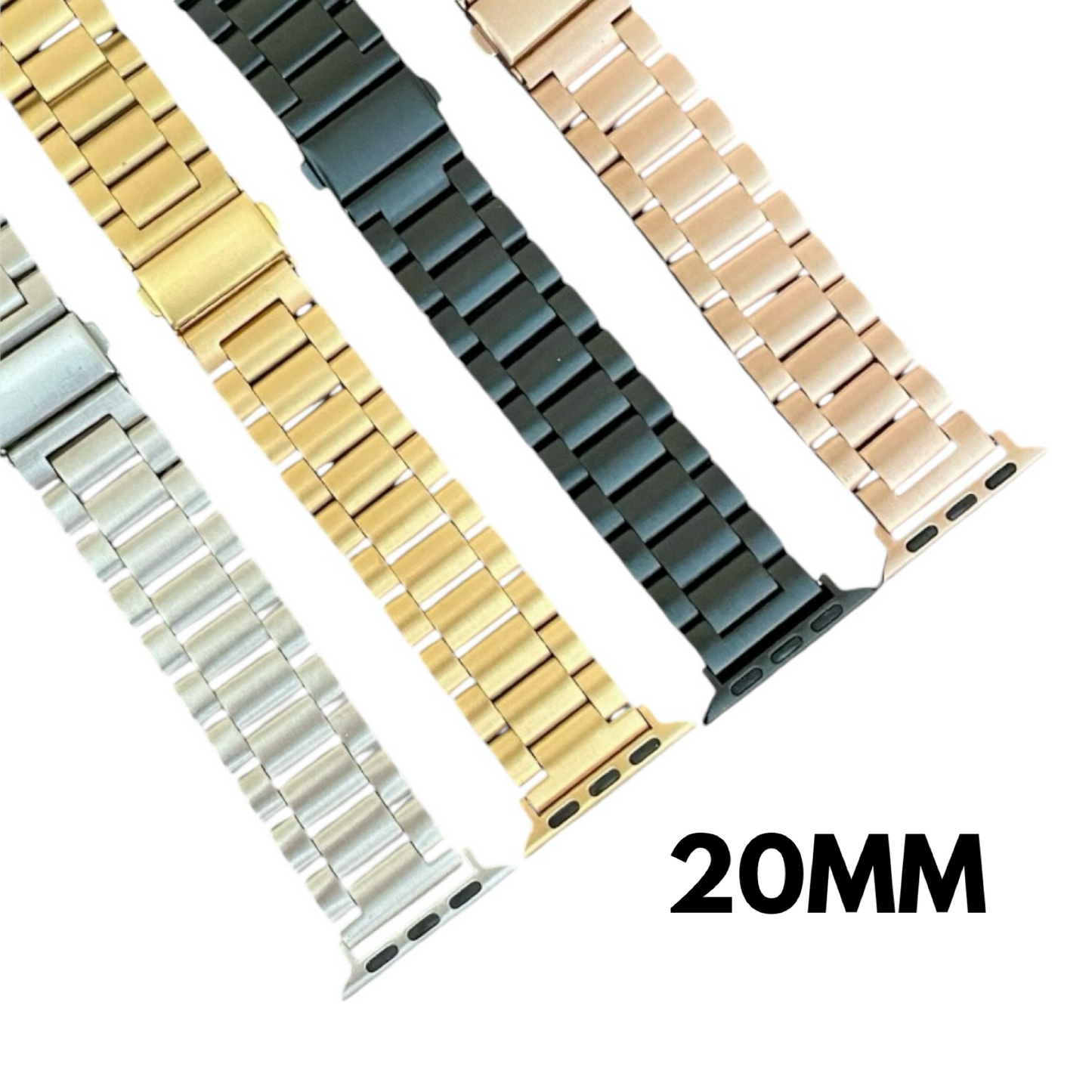 Apple Watch Band 3 Link Stainless Watchband
