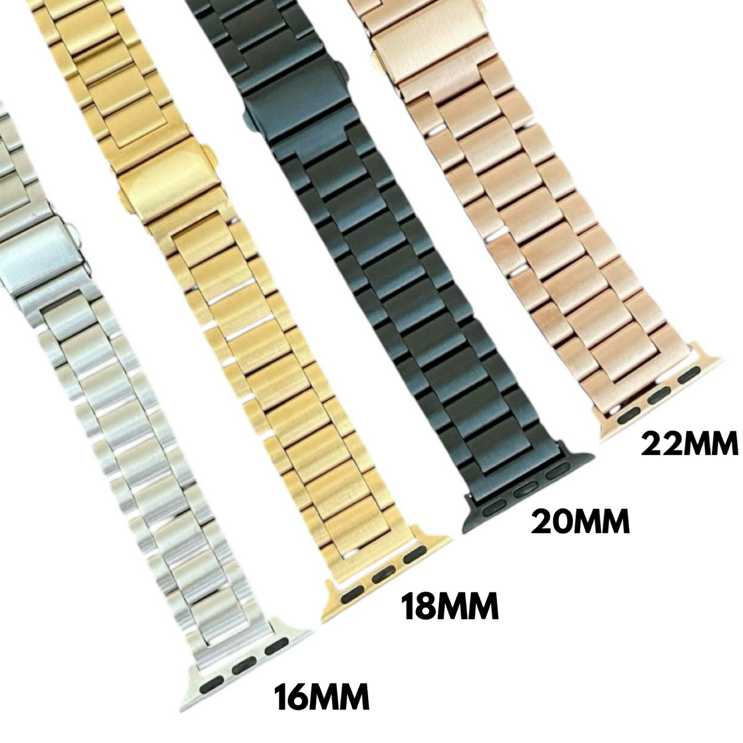 Apple Watch Band 3 Link Stainless Watchband