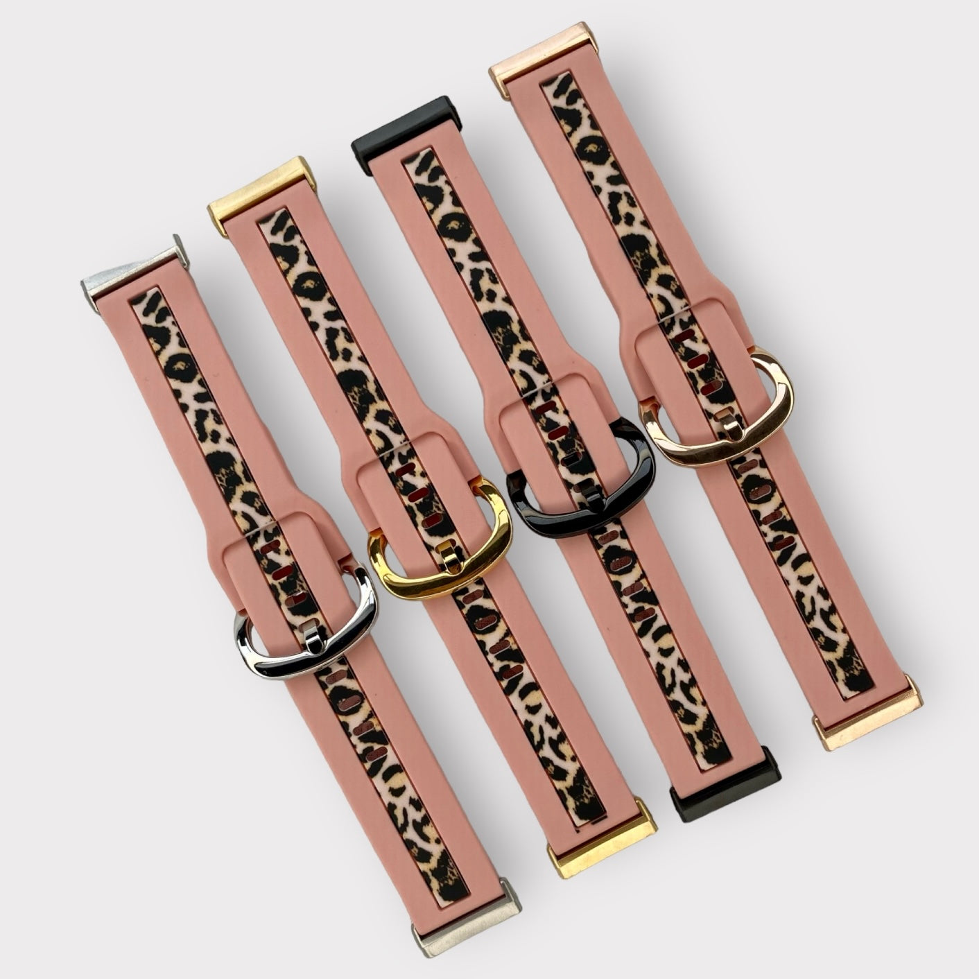 Fitbit Versa Silicone Cheetah Watchband Quality Plus Watchbands