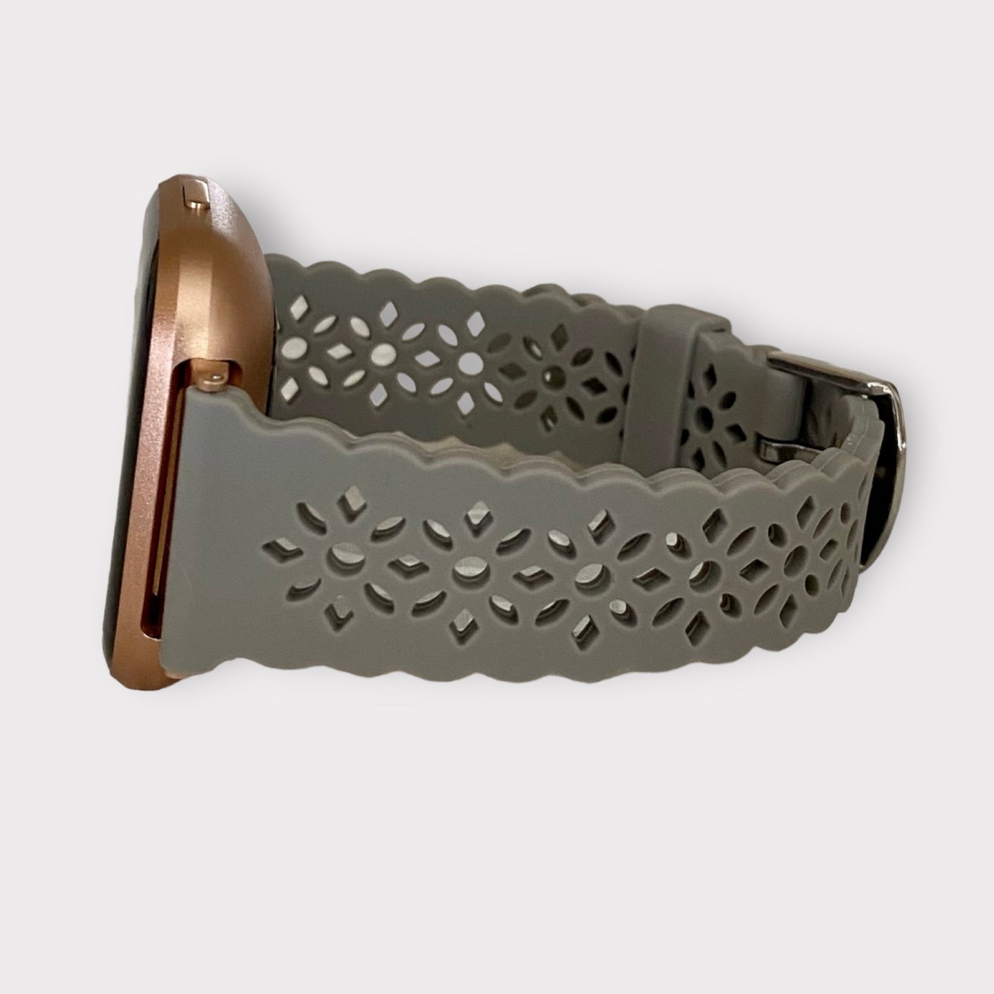 Fitbit Versa Diamond Lace Silicone Watch Band Quality Plus Watchbands
