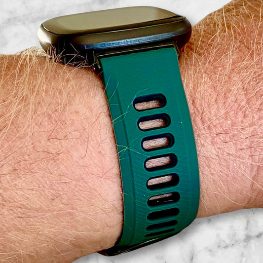 Men Silicone Fitbit Versa Watch Band