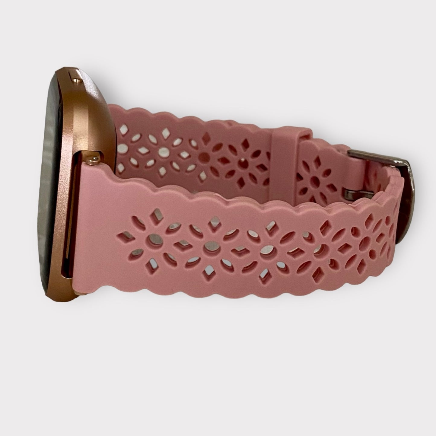 Fitbit Versa Diamond Lace Silicone Watch Band Quality Plus Watchbands