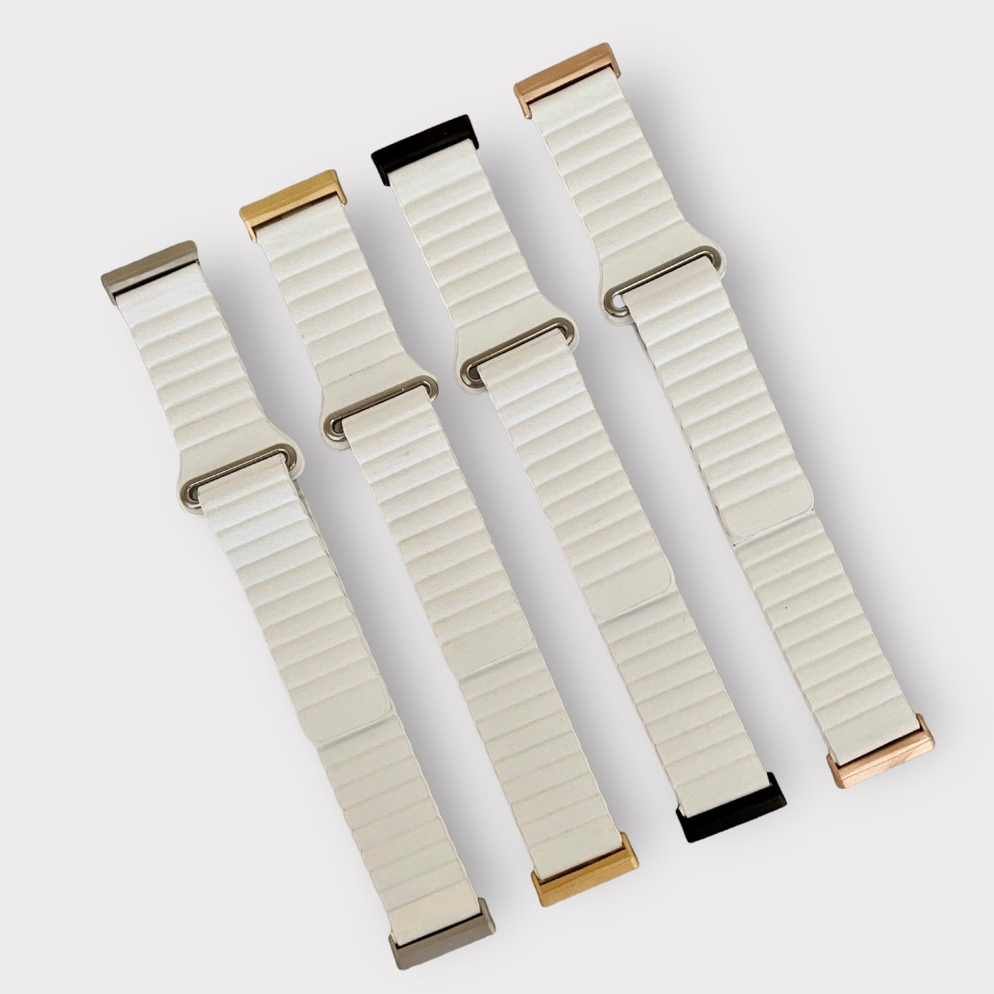Fitbit Versa Magnetic Genuine Leather Loop Watch Band Quality Plus Watchbands