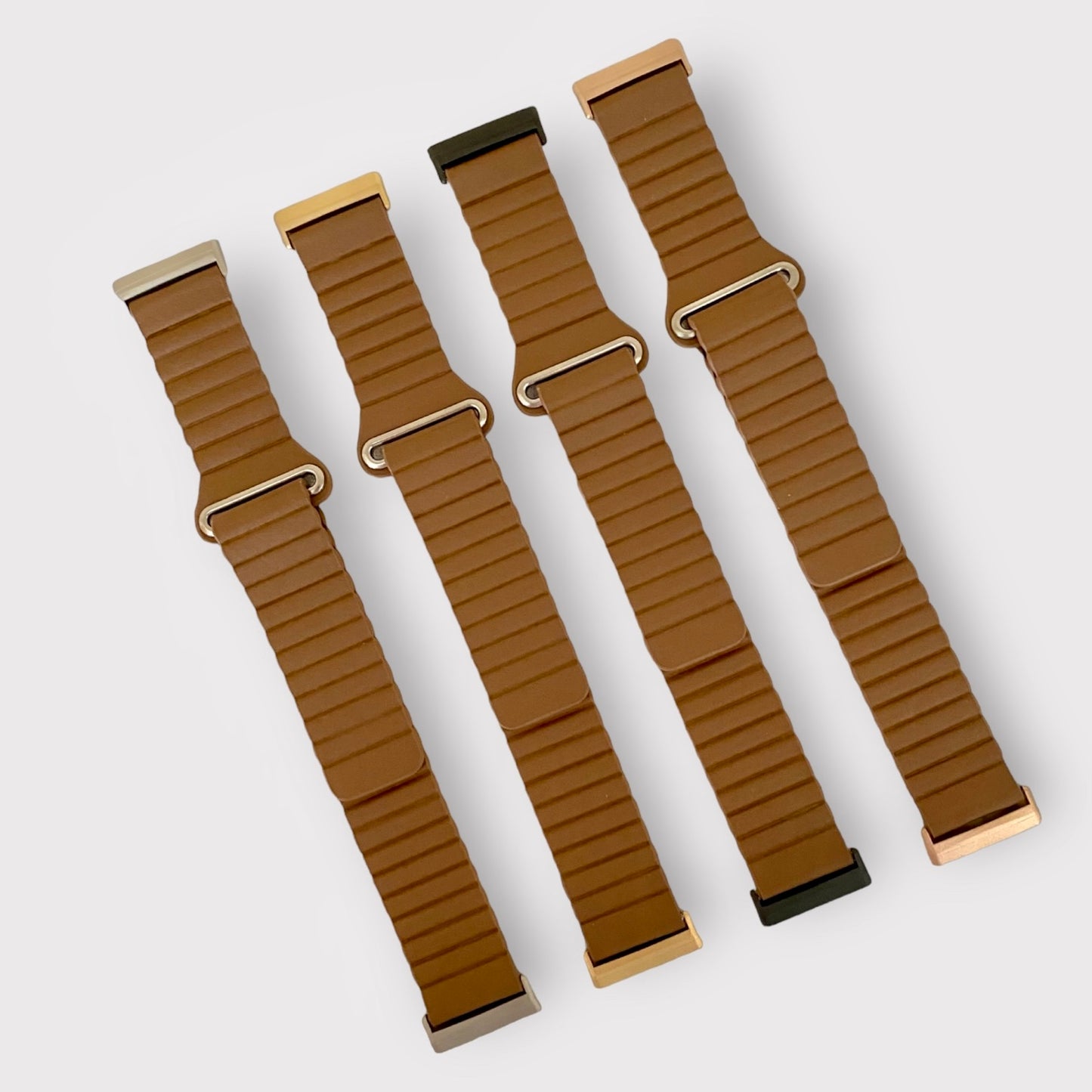 Fitbit Versa Magnetic Genuine Leather Loop Watch Band Quality Plus Watchbands