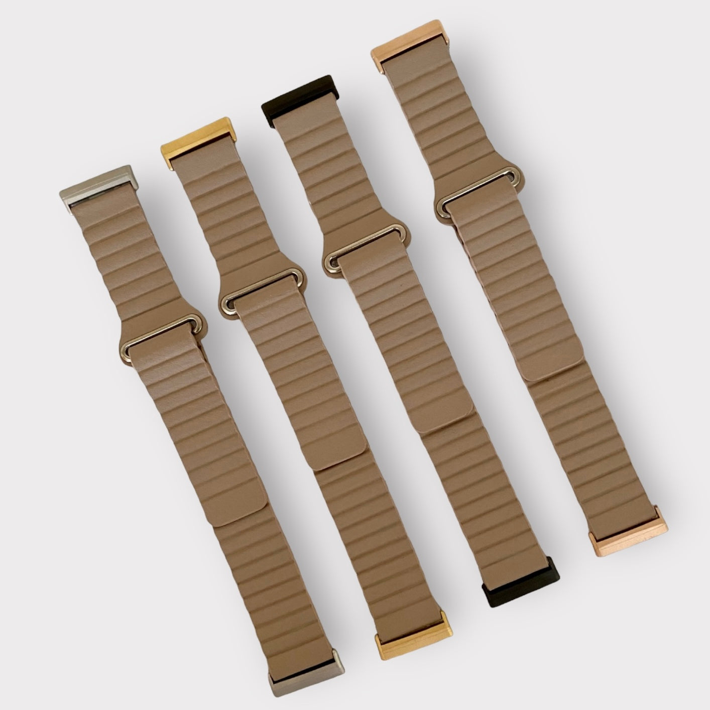 Fitbit Versa Magnetic Genuine Leather Loop Watch Band Quality Plus Watchbands