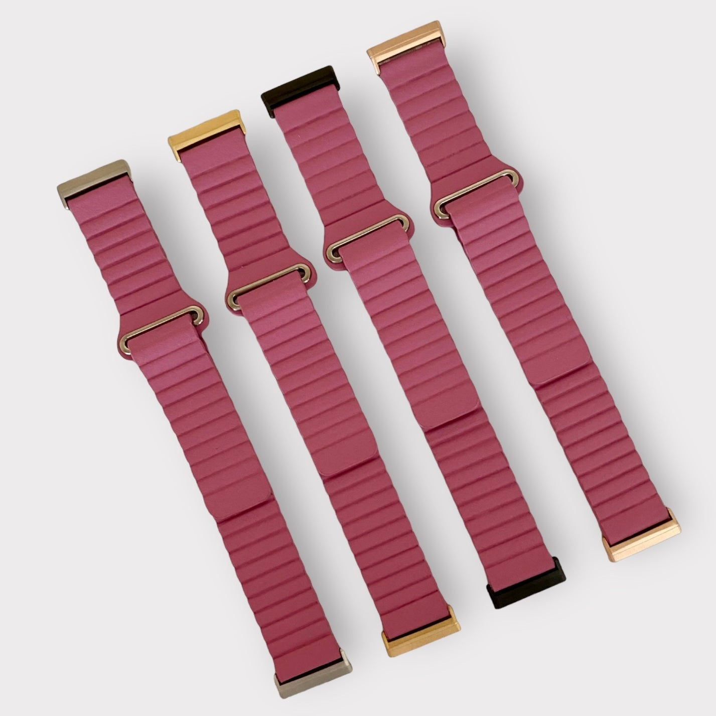 Fitbit Versa Magnetic Genuine Leather Loop Watch Band Quality Plus Watchbands