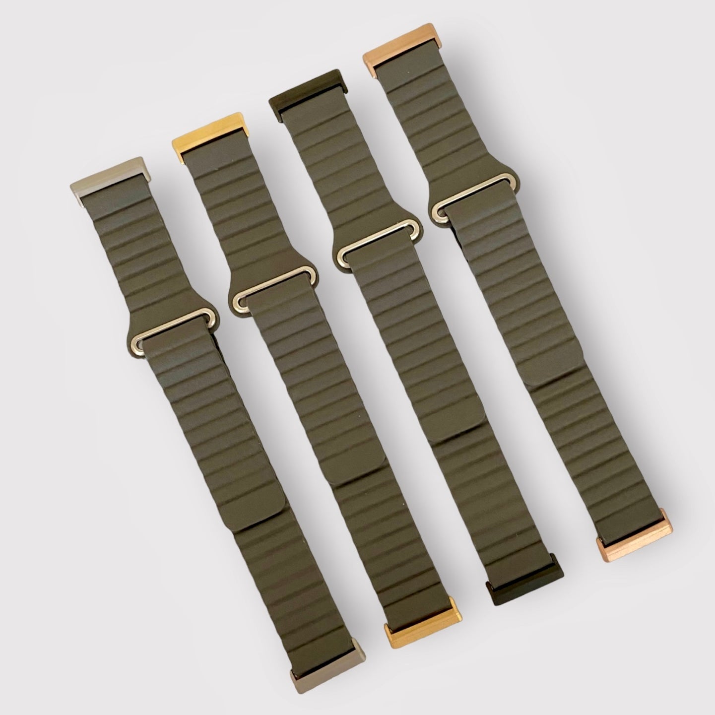 Fitbit Versa Magnetic Genuine Leather Loop Watch Band Quality Plus Watchbands