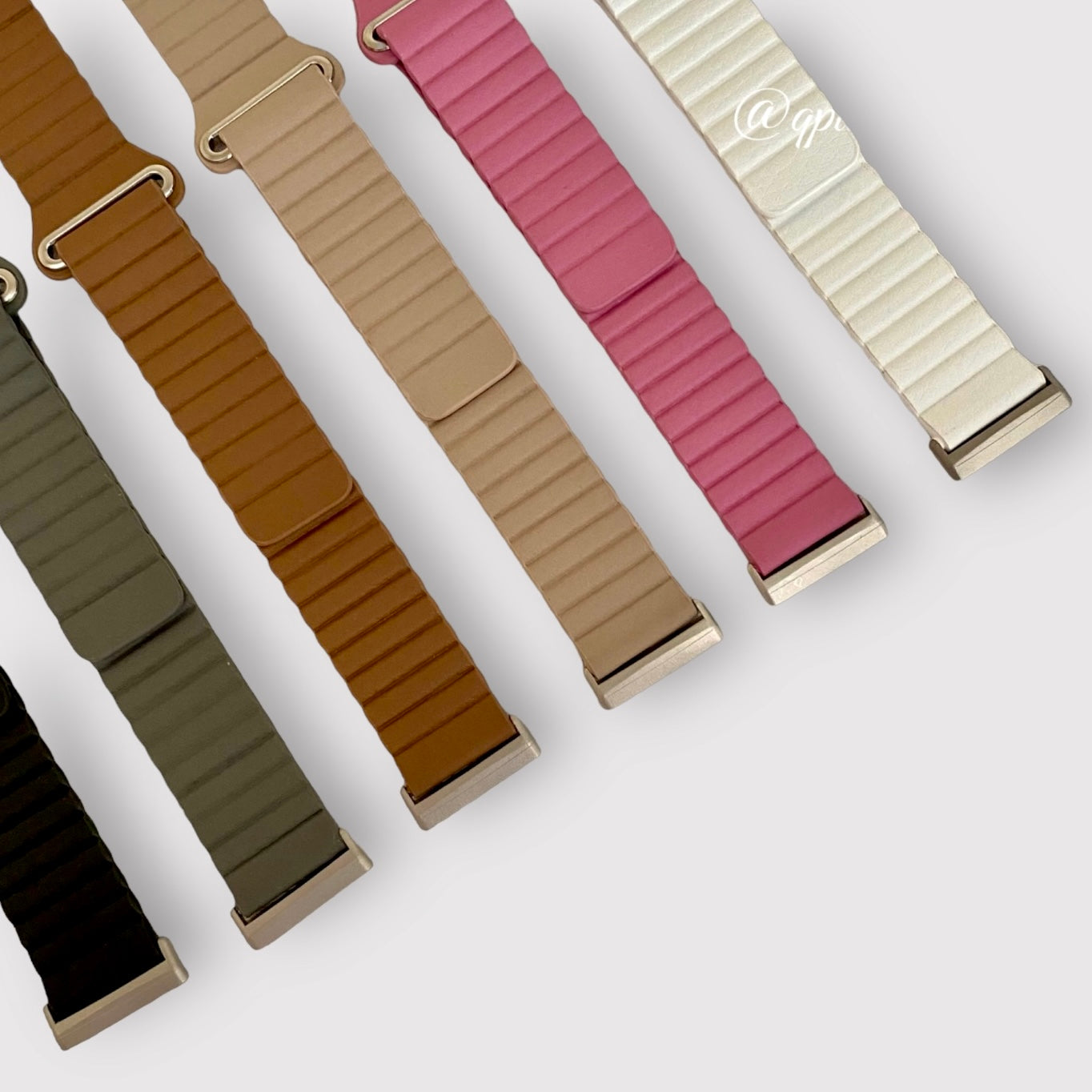 Fitbit Versa Magnetic Genuine Leather Loop Watch Band Quality Plus Watchbands