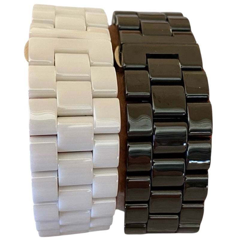 Apple Watch Band Ceramic Black or White Watchband