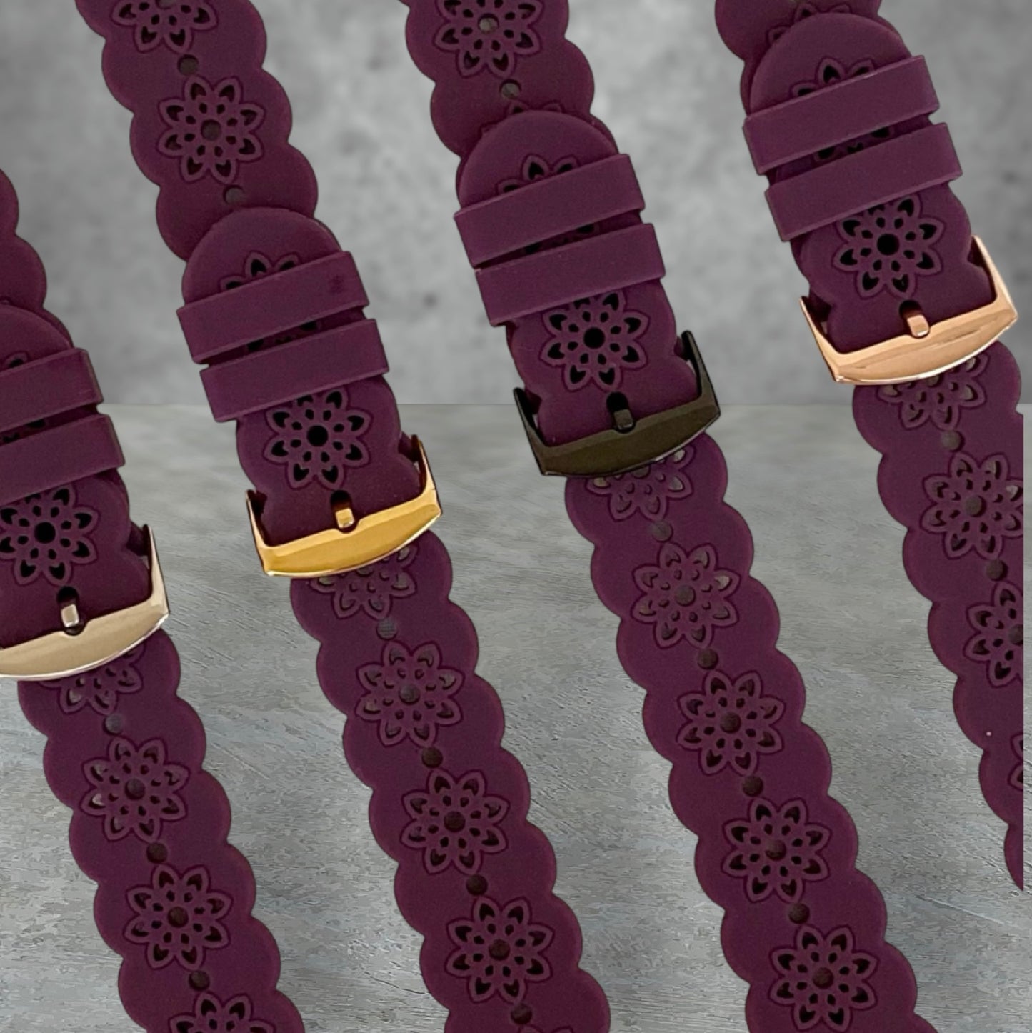 Fitbit Versa Lace Silicone Watchband Quality Plus Watchbands