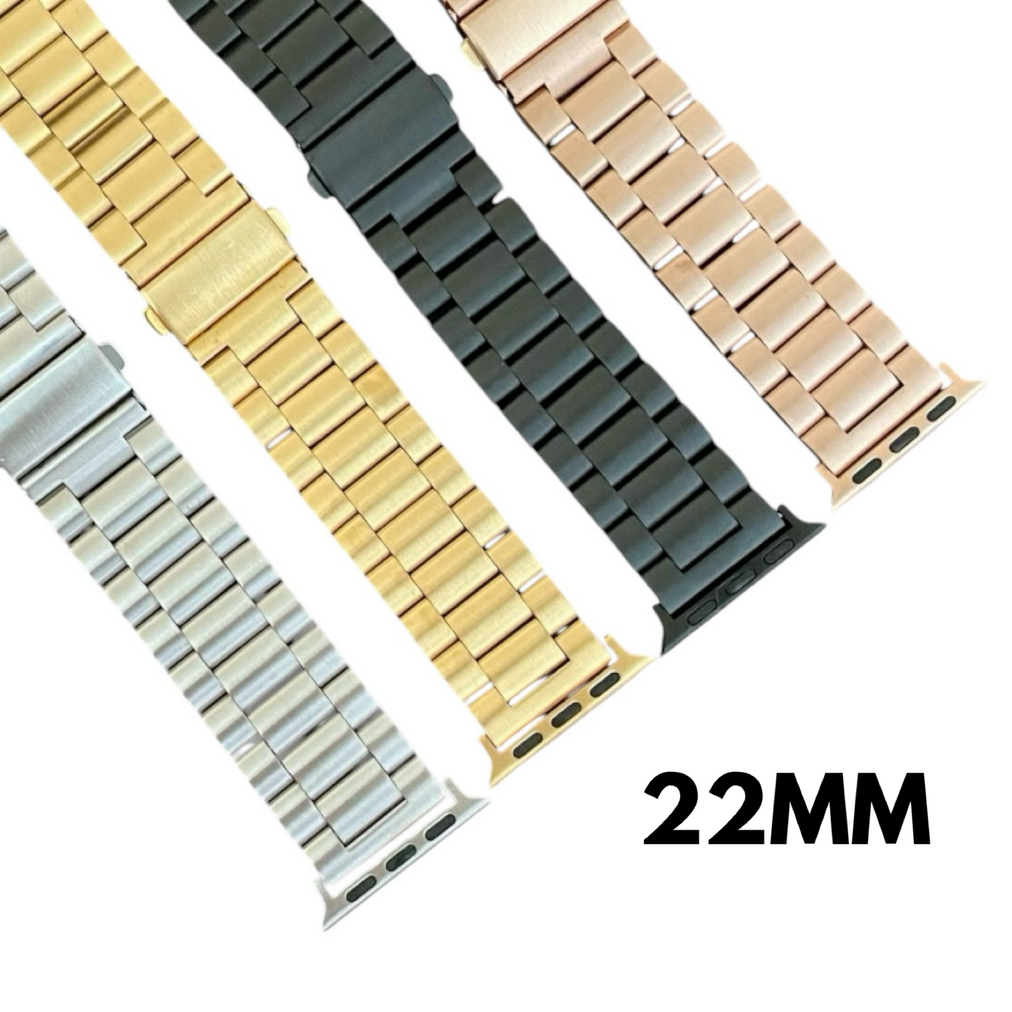 Apple Watch Band 3 Link Stainless Watchband