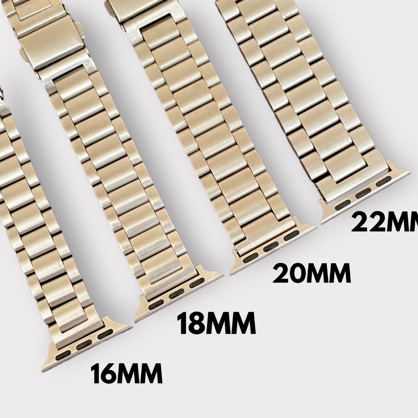 Apple Watch Band 3 Link Stainless Watchband