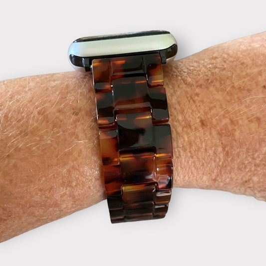 Apple Watch Resin Watchband With Adapter-Clasp Color Options / Gift Ready