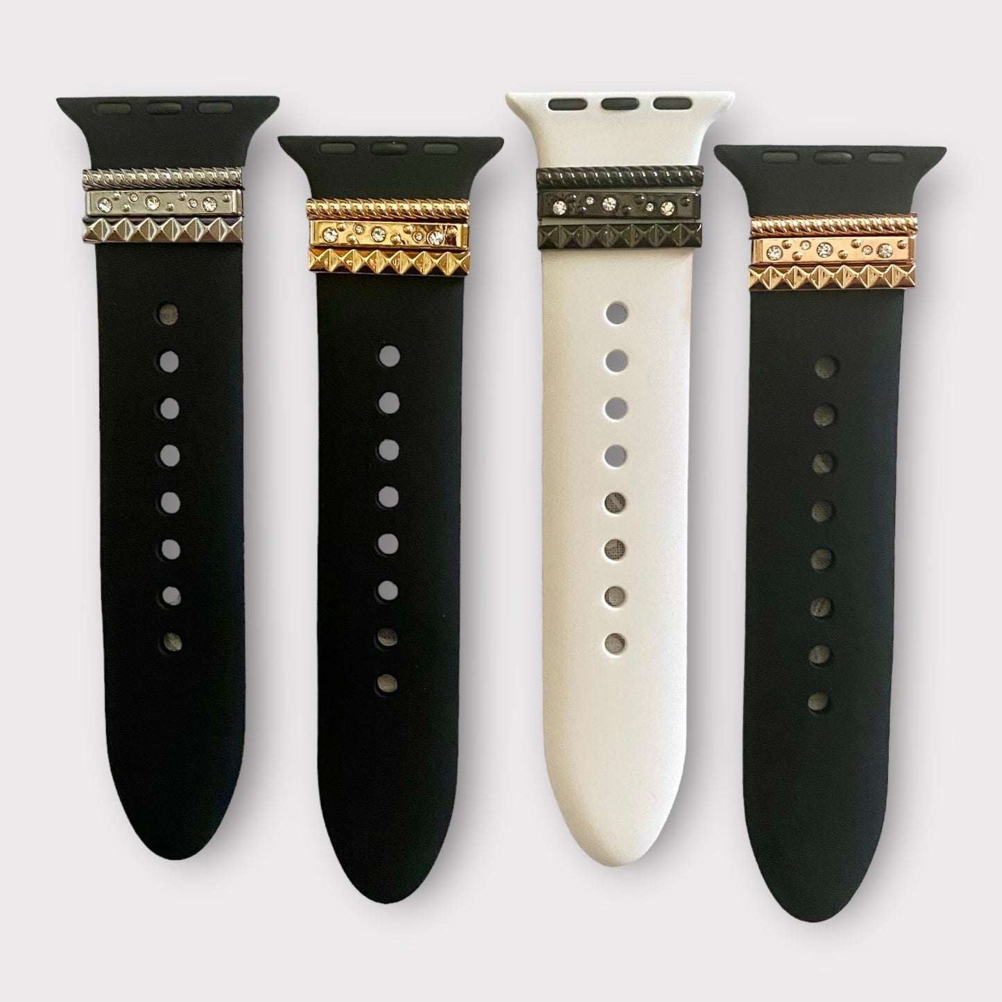 Apple Watch Band Watchband Charms Silver-Gold-Black-Rose Gold