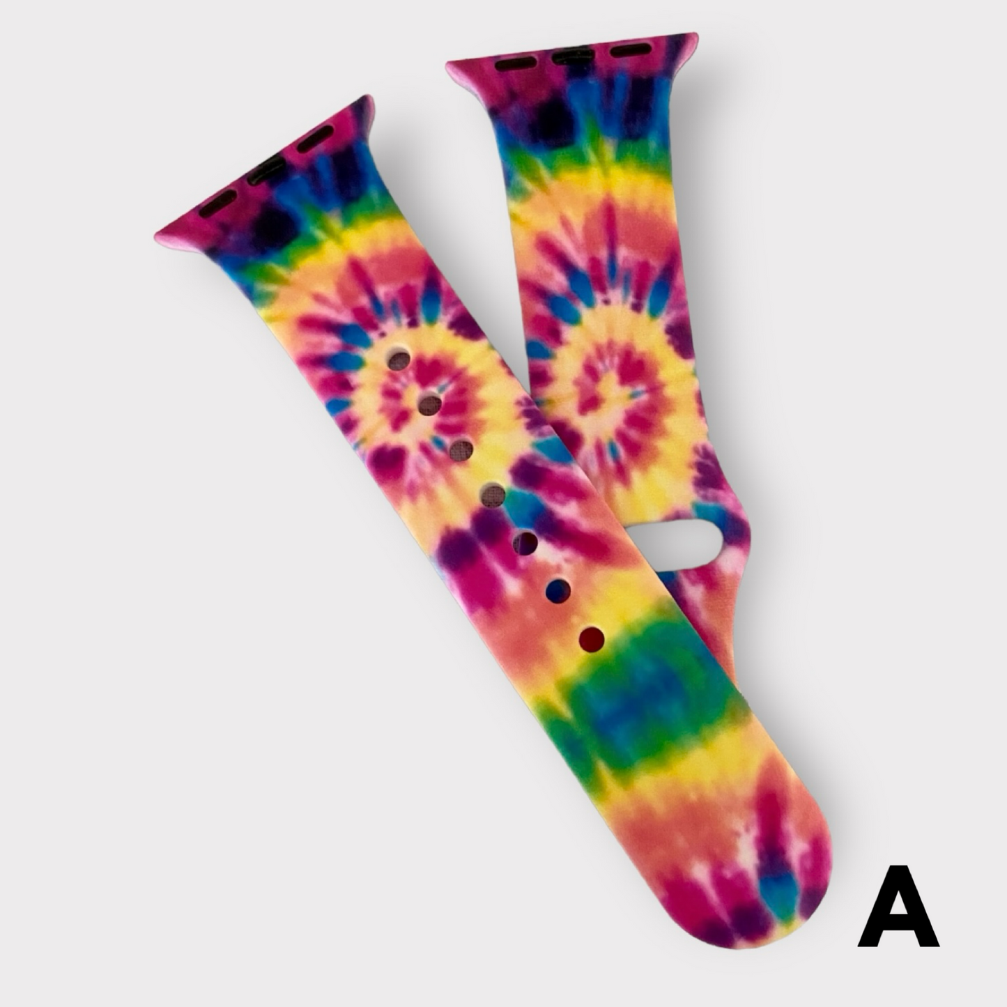 Apple Watch Band Tie Dye Silicone Summer Watchband