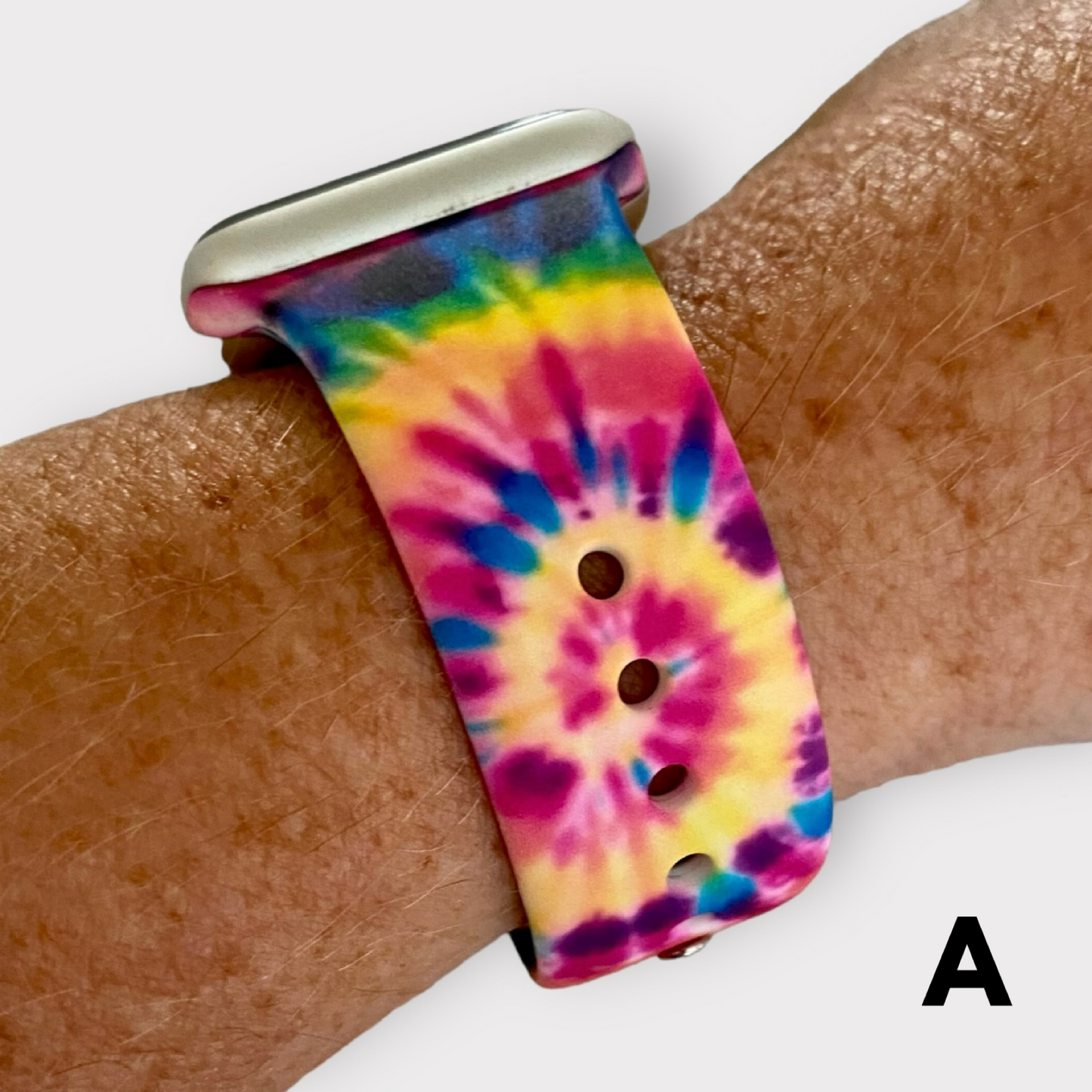 Apple Watch Band Tie Dye Silicone Summer Watchband