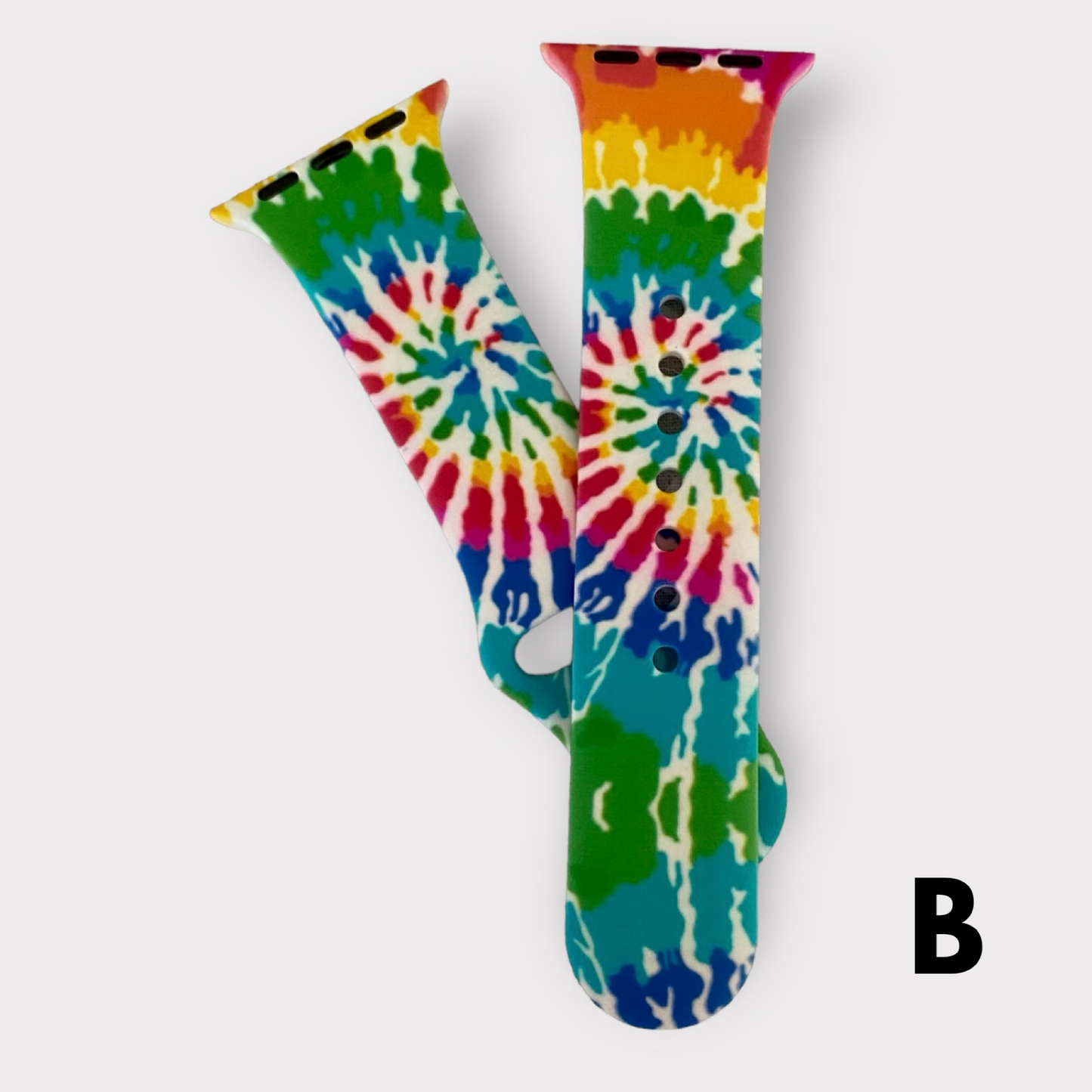Apple Watch Band Tie Dye Silicone Summer Watchband