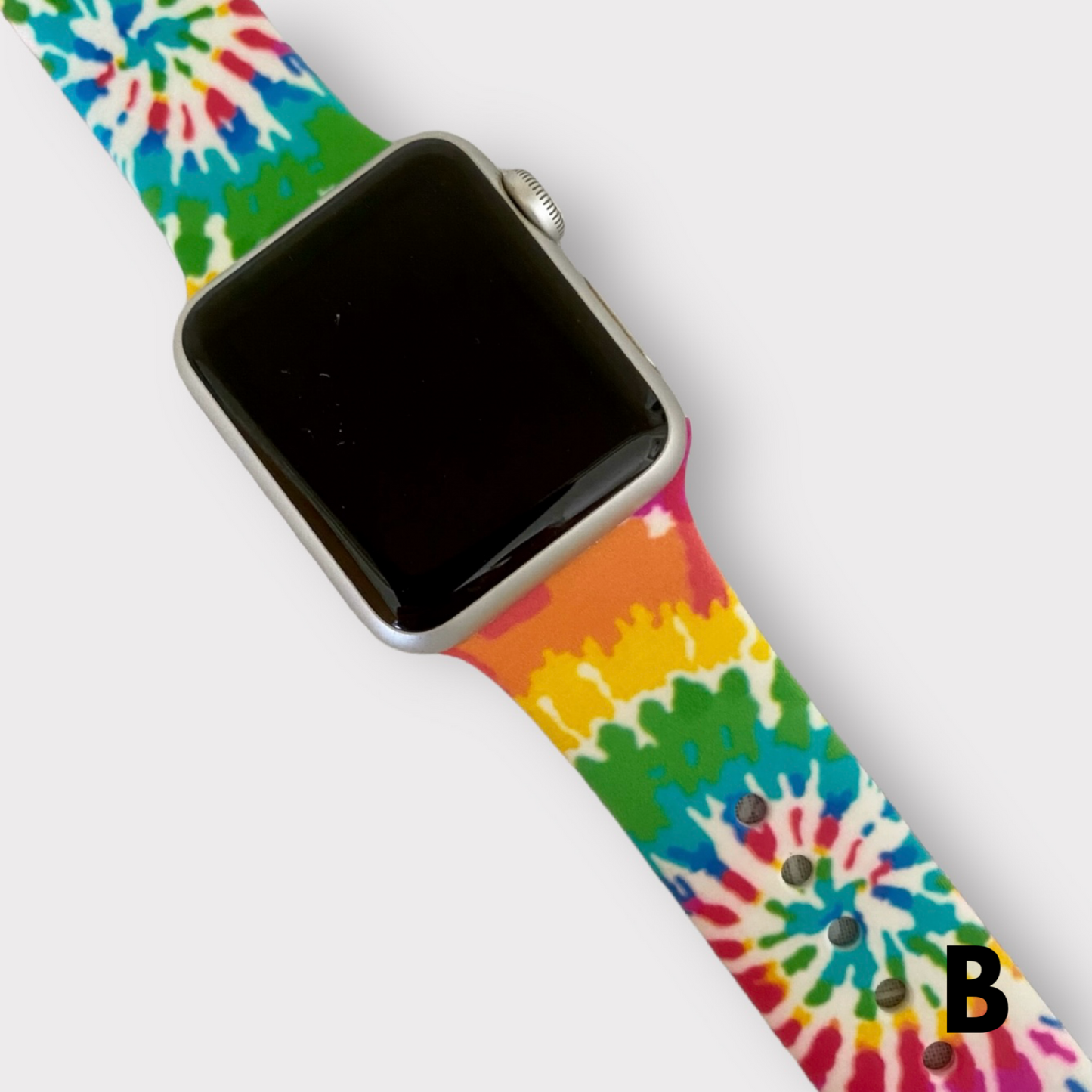 Apple Watch Band Tie Dye Silicone Summer Watchband