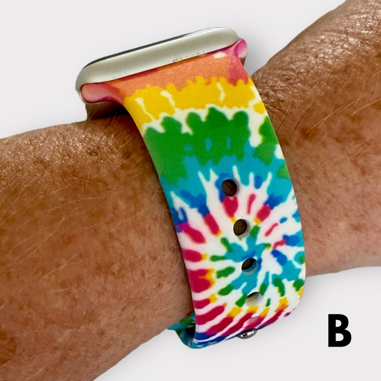 Apple Watch Band Tie Dye Silicone Summer Watchband