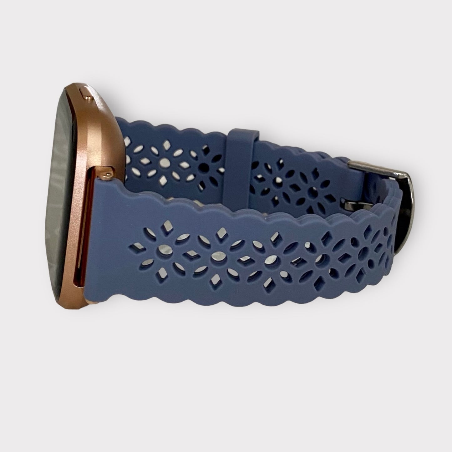Fitbit Versa Diamond Lace Silicone Watch Band Quality Plus Watchbands