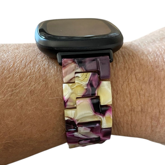 Fitbit Versa Resin Watchband Adapters and Clasp Color Options / Gift Ready