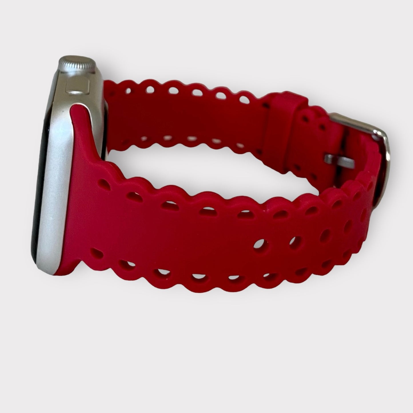 Scalloped Silicone Apple Watch Band Quality Plus Watchbands