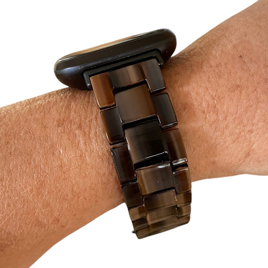 Fitbit Versa Resin Watchband With Champagne Gold Adapters and Clasp