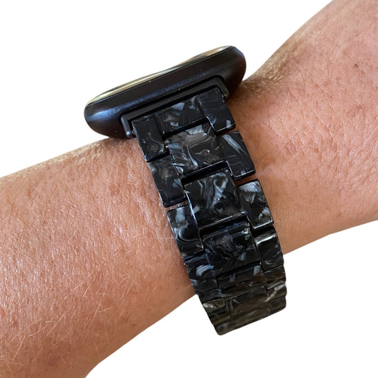 Fitbit Versa Resin Watchband With Black Adapters and Clasp