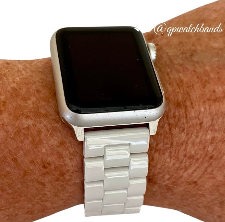 Apple Watch Band Ceramic Black or White Watchband