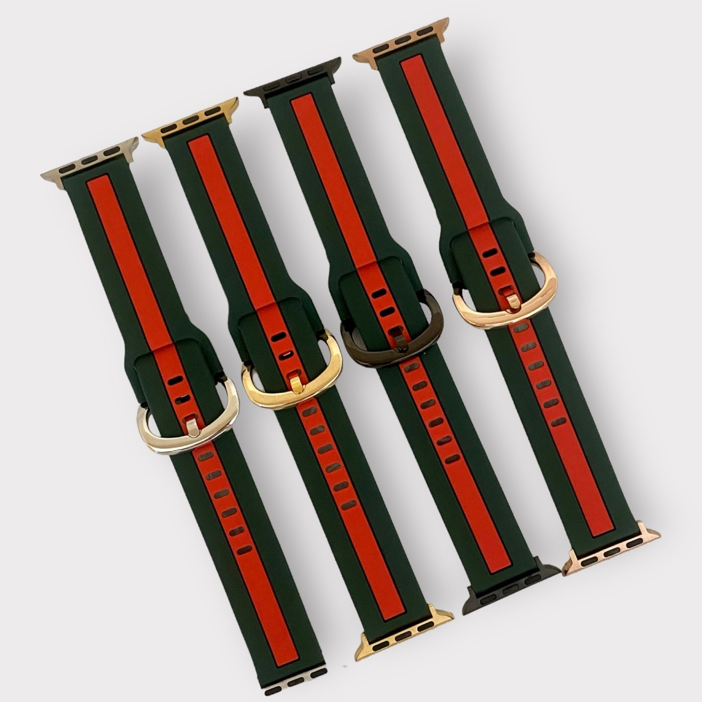 Apple Watch Band Stripe Silicone Watchband Quality Plus Watchbands