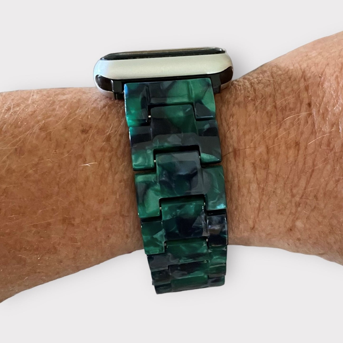 Apple Watch Resin Watchband With Adapter-Clasp Color Options / Gift Ready