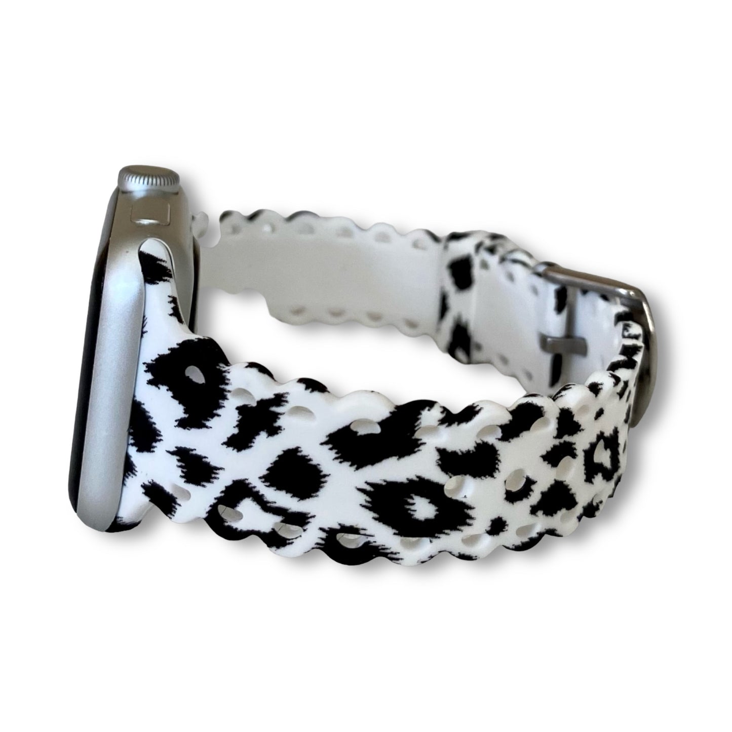 Scalloped Printed Silicone Apple Watch Band