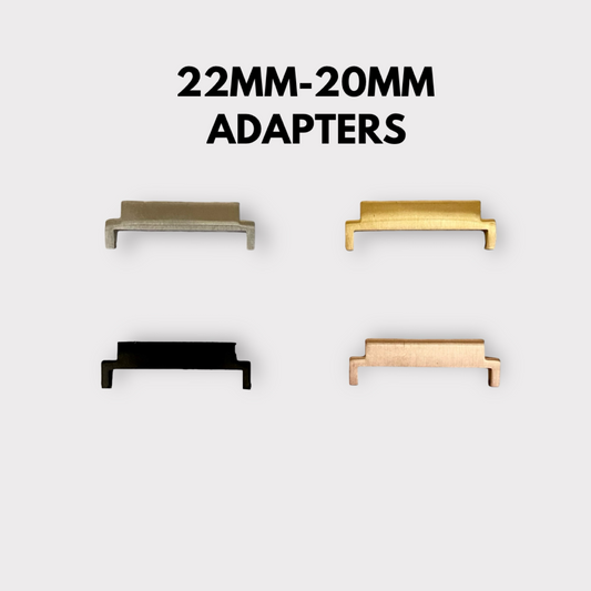 22MM-20MM Watchband Adapters Quality Plus Watchbands