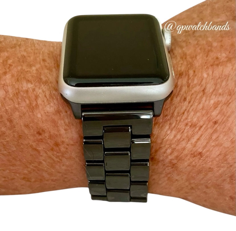 Apple Watch Band Ceramic Black or White Watchband