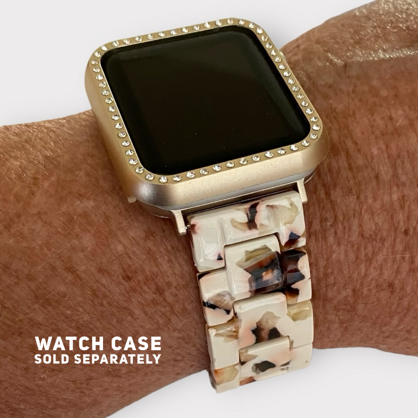 Apple Watch Resin Watchband With Adapter-Clasp Color Options
