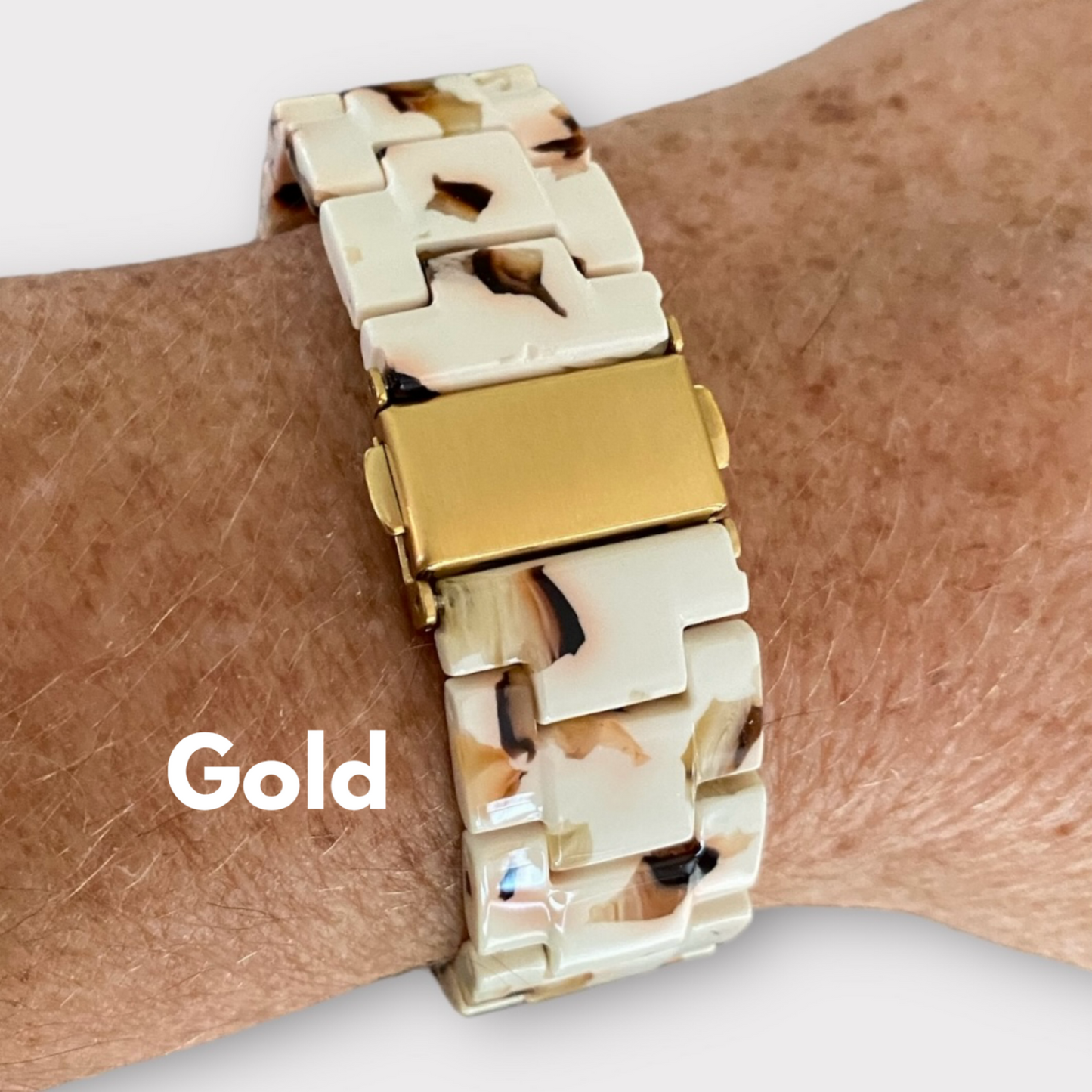Fitbit Versa Resin Watchband Adapters and Clasp Color Options / Gift Ready