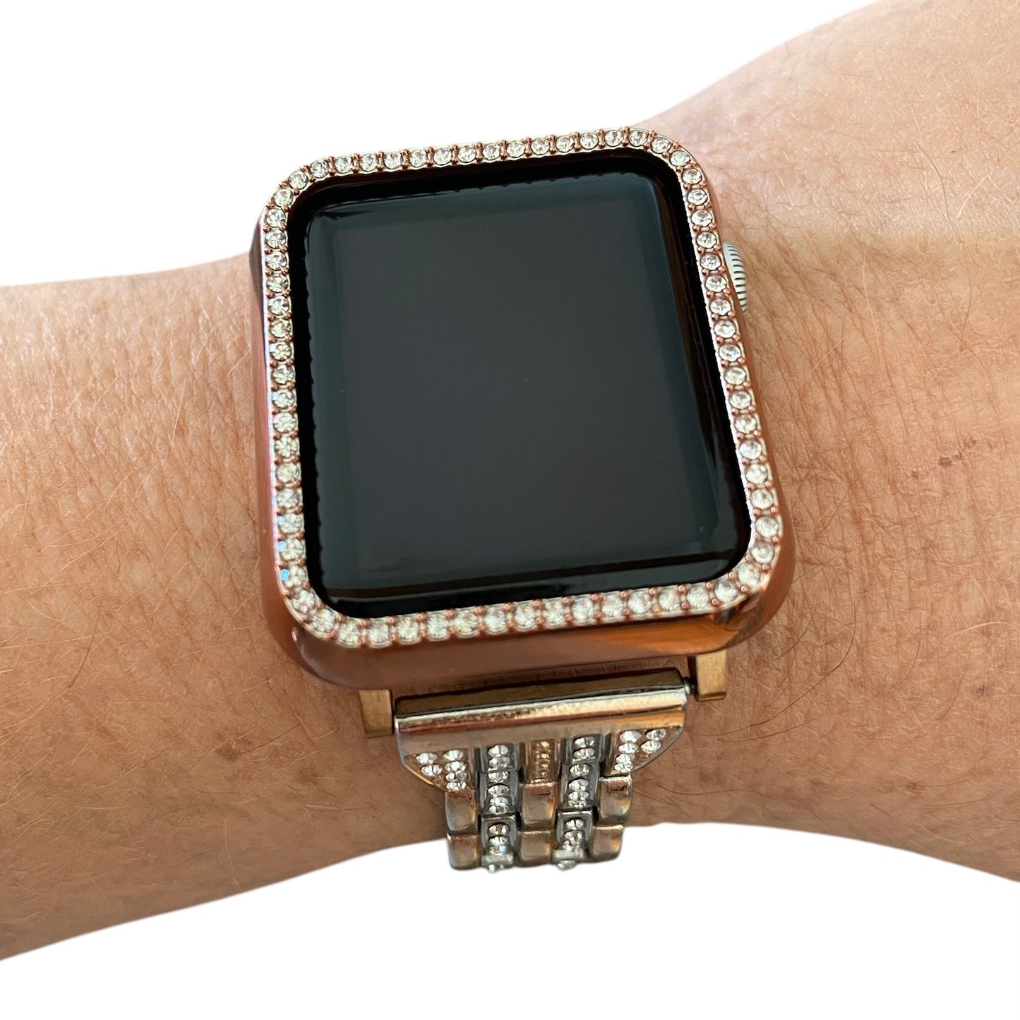 Apple Watch Case PC Gold-Rose Gold Bling NO Screen Protection