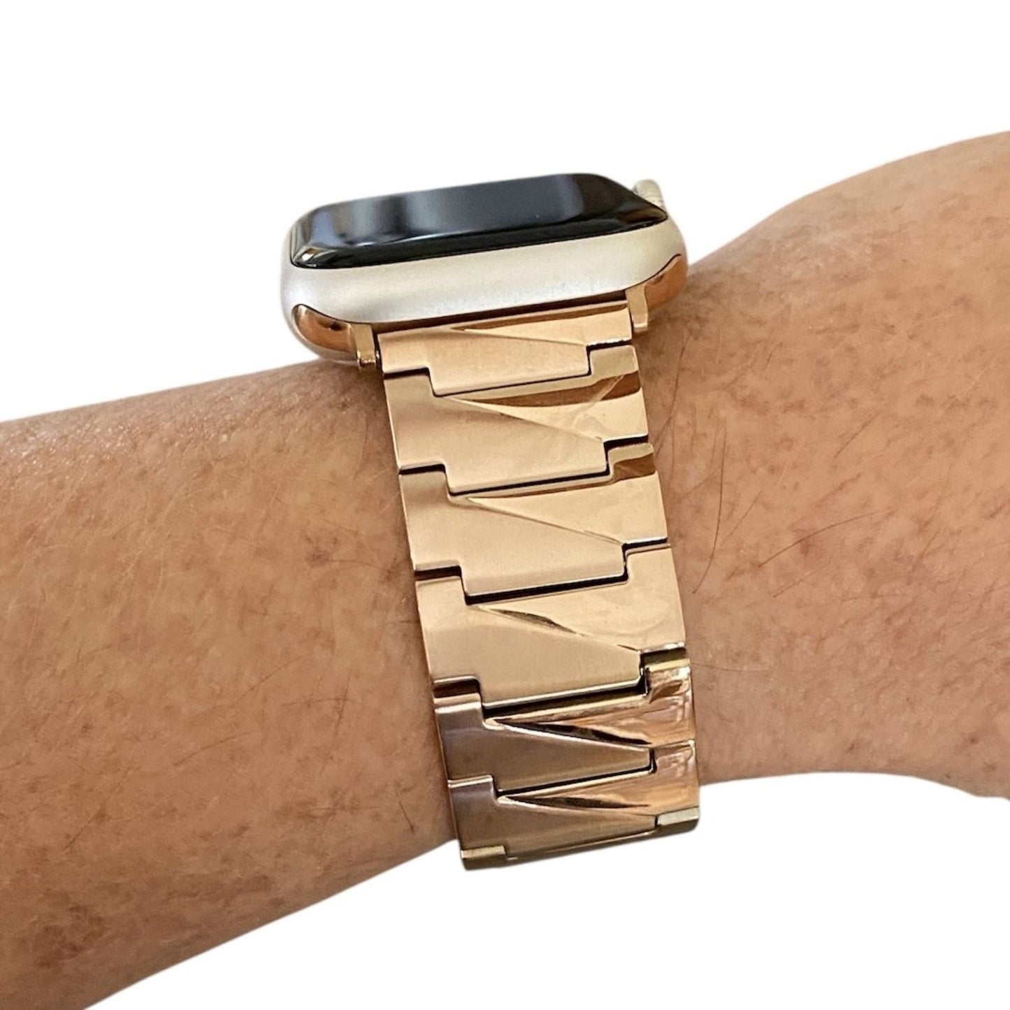 Apple Watch Two Tone Stainless Steel Watchband