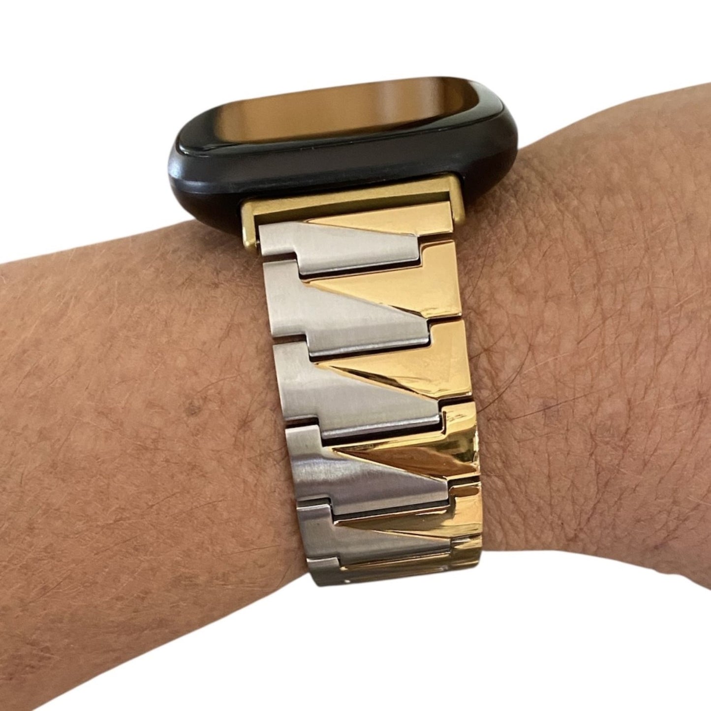 Fitbit Versa Two Tone Stainless Watch Band