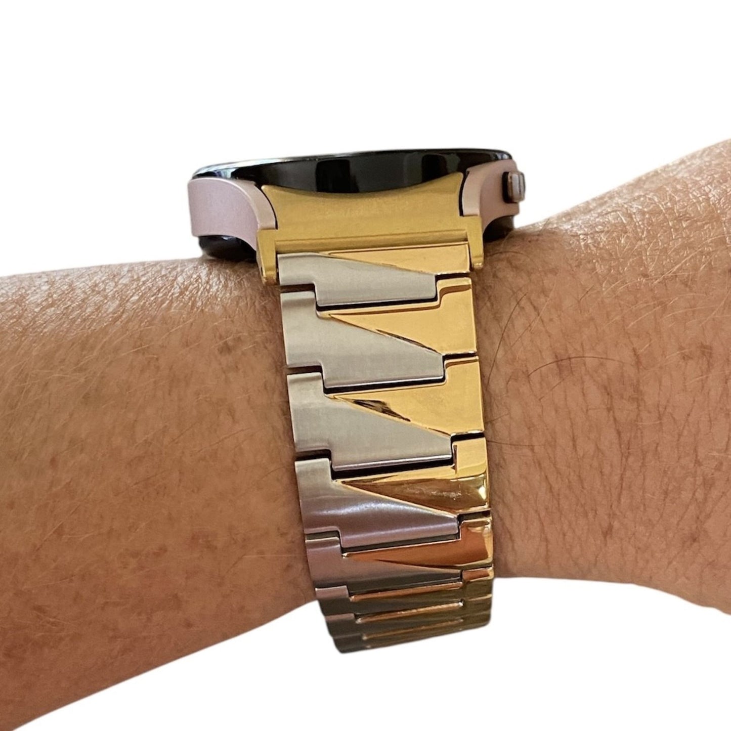 Two-Tone Stainless Steel Samsung Galaxy Watch Band