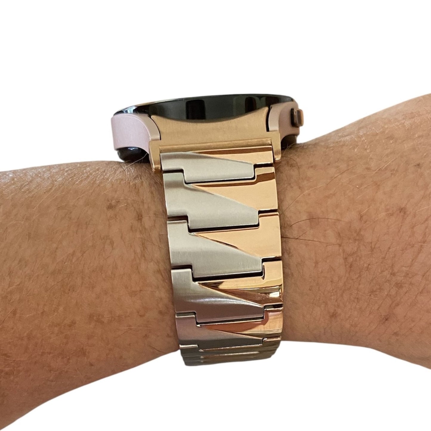 Two-Tone Stainless Steel Samsung Galaxy Watch Band