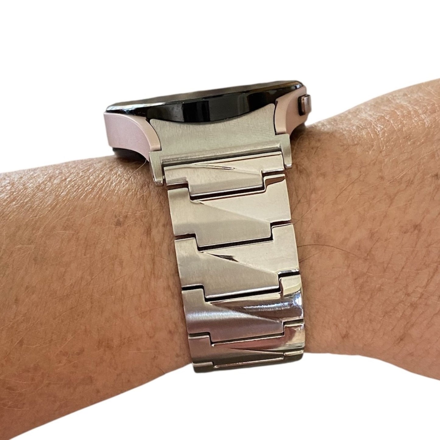 Two-Tone Stainless Steel Samsung Galaxy Watch Band