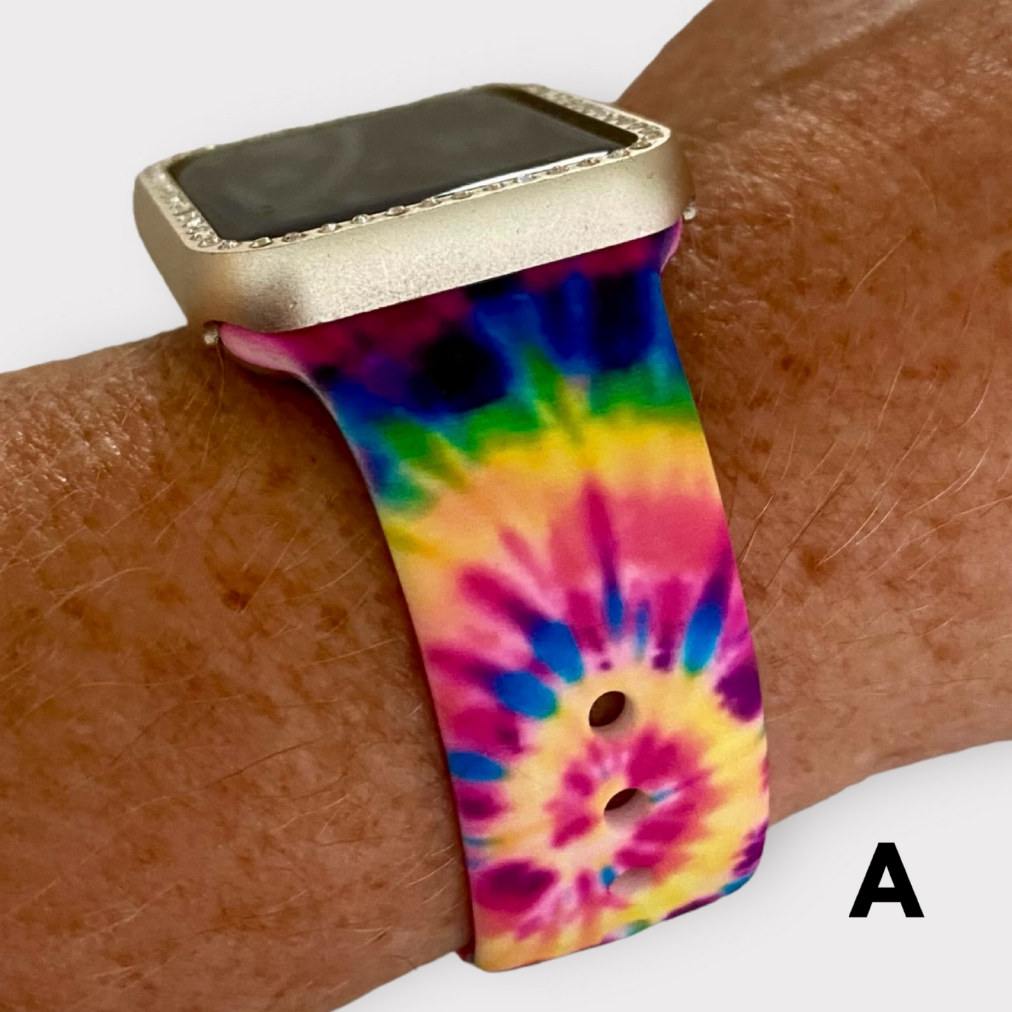Apple Watch Band Tie Dye Silicone Summer Watchband