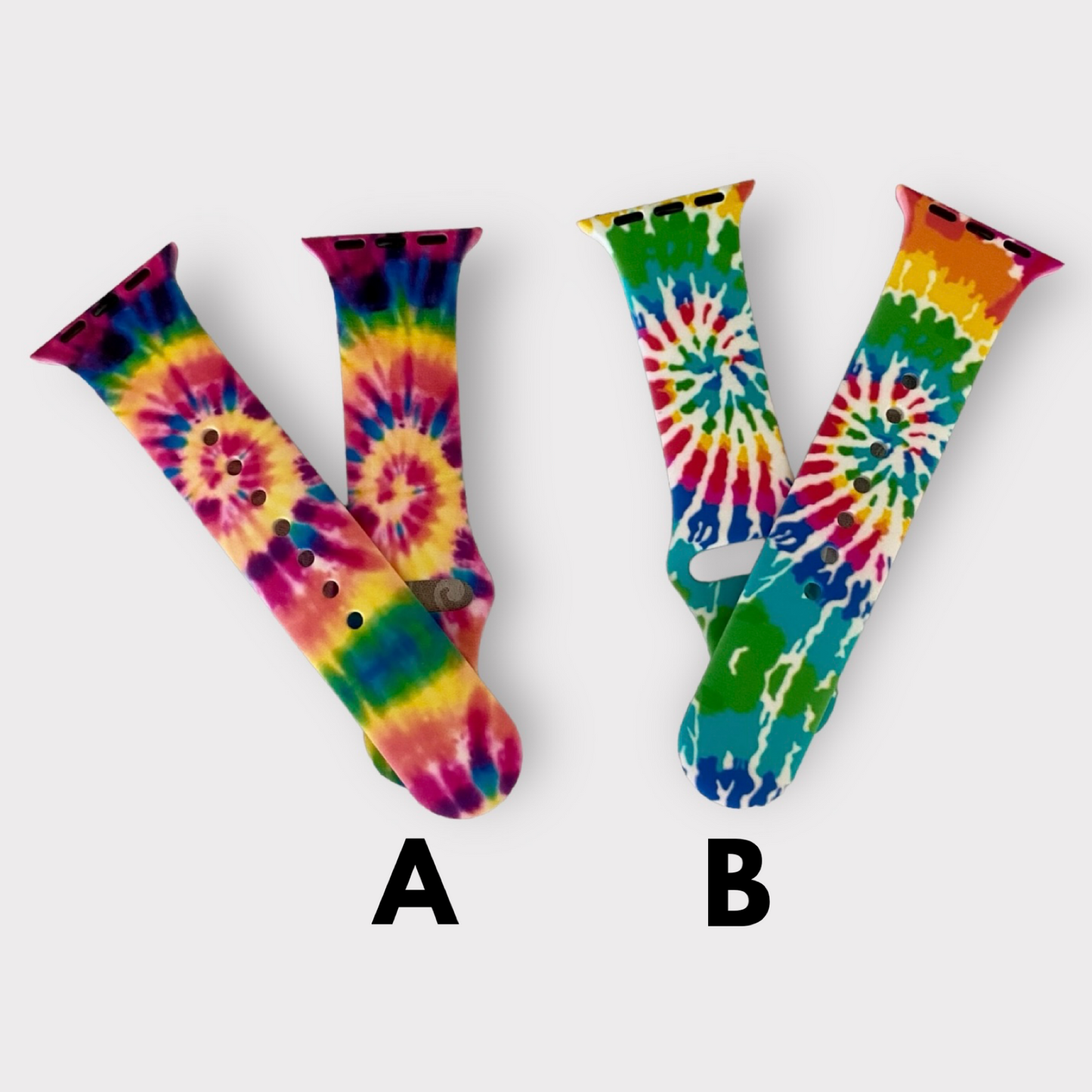 Apple Watch Band Tie Dye Silicone Summer Watchband