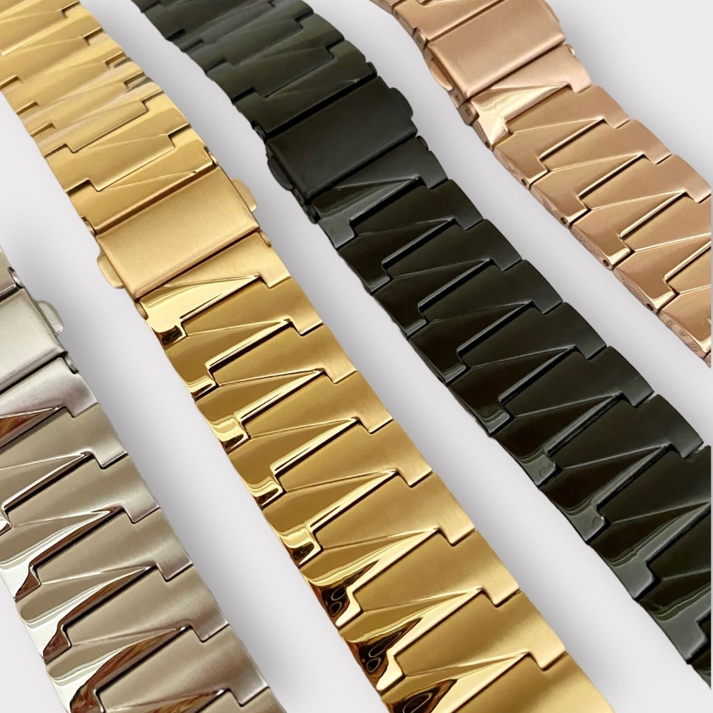 Apple Watch Two Tone Stainless Steel Watchband