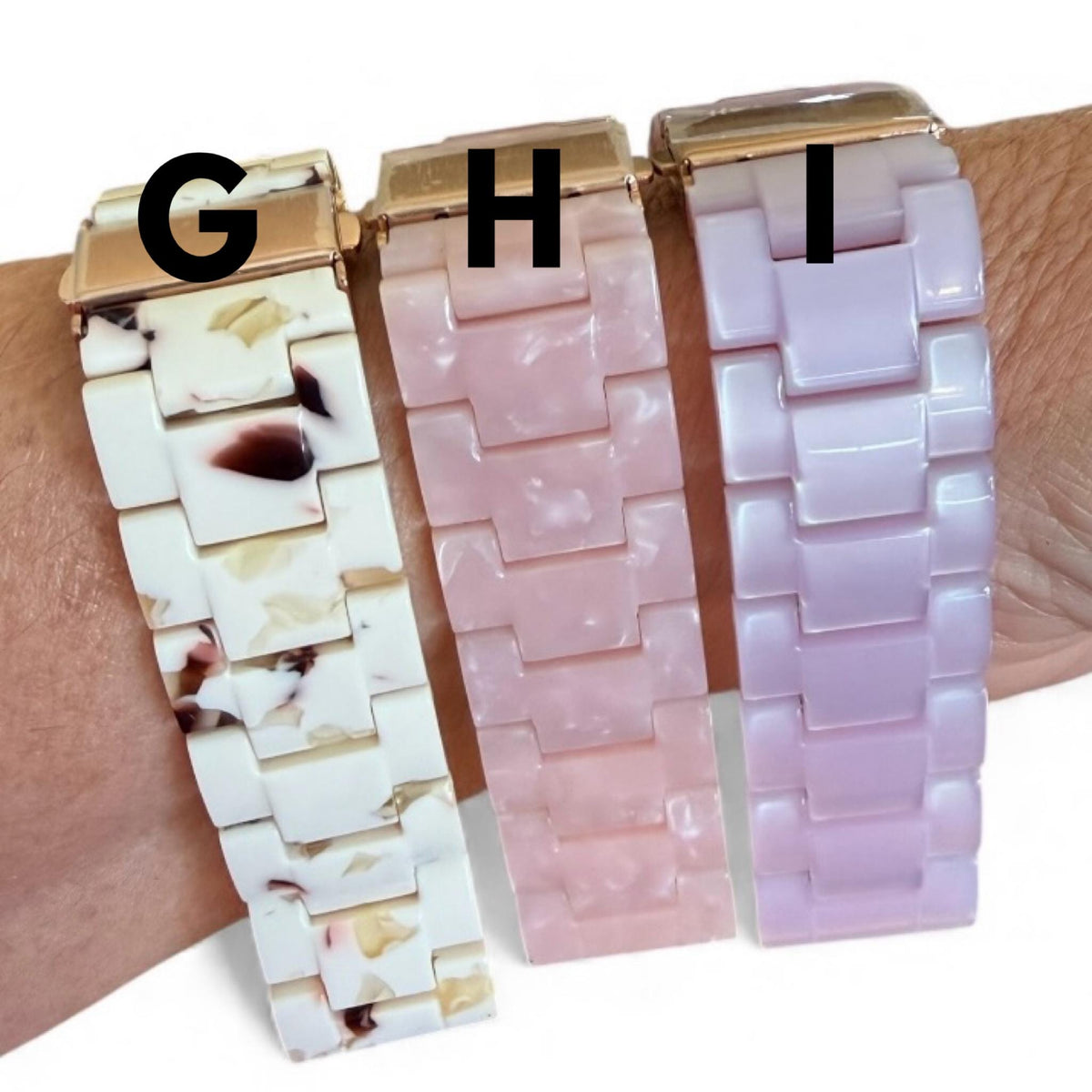 Resin Watchband Links 20MM / Quality Plus Watchbands