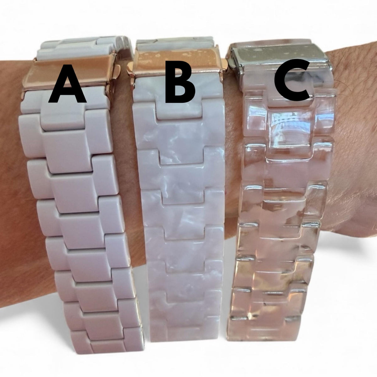 Resin Watchband Links 20MM / Quality Plus Watchbands