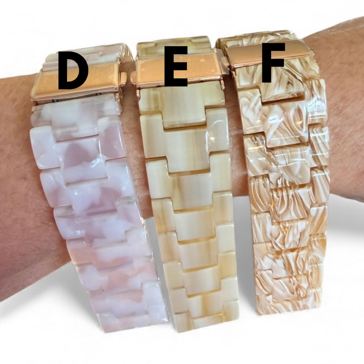 Resin Watchband Links 20MM / Quality Plus Watchbands